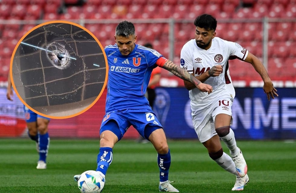 Otra vez, la hinchada de U de Chile: los videos de cómo apedrearon el micro de Lanús