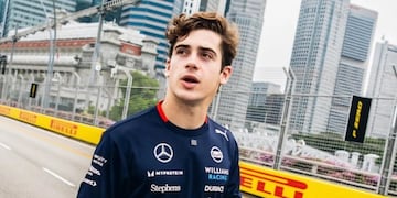 Franco Colapinto competirá en Estados Unidos este fin de semana. (Prensa Williams Racing)