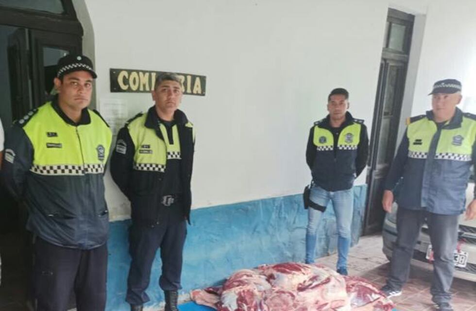 200 kilos de carne vacuna que era trasladada en un automóvil fue secuestrada