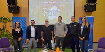 Trabajo en conjunto para que el show de La Renga sea todo un éxito.