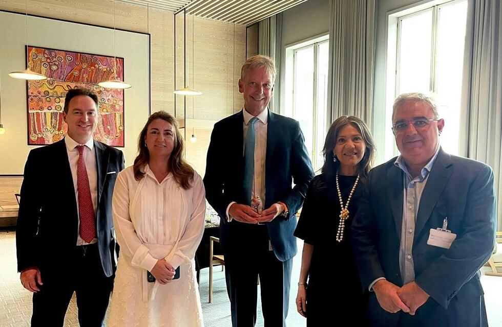 Reunión de Jalil con Jakob Stausholm, CEO de Rio Tinto en Europa