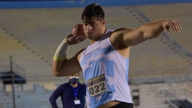 El oriundo de Cerrito ganó el torneo con una marca de 19,11 metros.