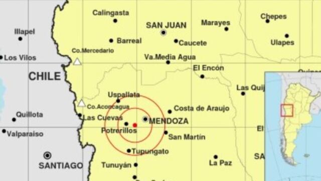El movimiento fue apenas perceptible por personas en reposo y en edificios de Luján, Godoy Cruz y Ciudad.