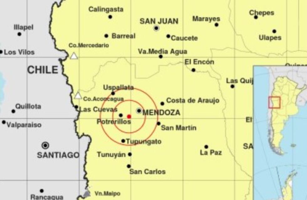 Un leve temblor sorprendió a los mendocinos durante el almuerzo en Luján, Godoy Cruz y Ciudad