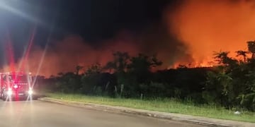 Incendio en la zona Oeste de Posadas arrasó con 50 hectáreas e investigan si fue intencional.