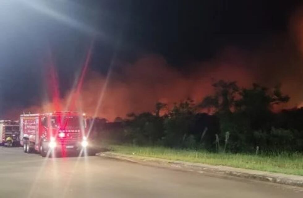 Incendio en la zona Oeste de Posadas arrasó con 50 hectáreas e investigan si fue intencional