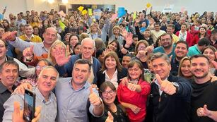 Patricia Bullrich con los candidatos chaqueños de JxC.