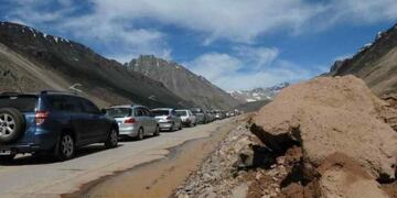 MENDOZA. La ruta que conecta el paso fronterizo con Chile (Gentileza Los Andes).