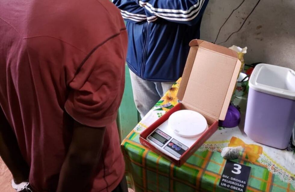 Detienen en Oberá a un joven por presunta venta de estupefacientes