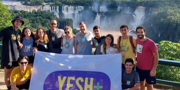 Jóvenes de la comunidad judía viajaron a Iguazú para el primer encuentro del programa “Yesh+”
