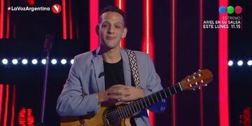 Damián Ayala, el correntino que emocionó a todos en La Voz Argentina.