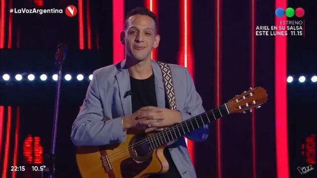 Damián Ayala, el correntino que emocionó a todos en La Voz Argentina.