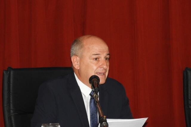 El discurso de Mariano Uset se basó en lo transcurrido en la pandemia