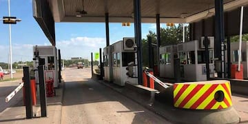 Barreras levantadas en Autopista Rosario - Santa Fe