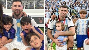 De Messi al Dibu Martínez: ellos son todos los hijos de los jugadores de la Selección Argentina