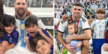 De Messi al Dibu Martínez: ellos son todos los hijos de los jugadores de la Selección Argentina