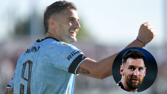 El goleador del Pirata habló luego del acto.