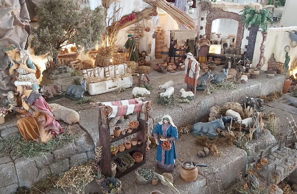 Arroyito: ya se puede visitar uno de los pesebres más bellos de la región