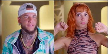 Álex Caniggia y Melody Luz