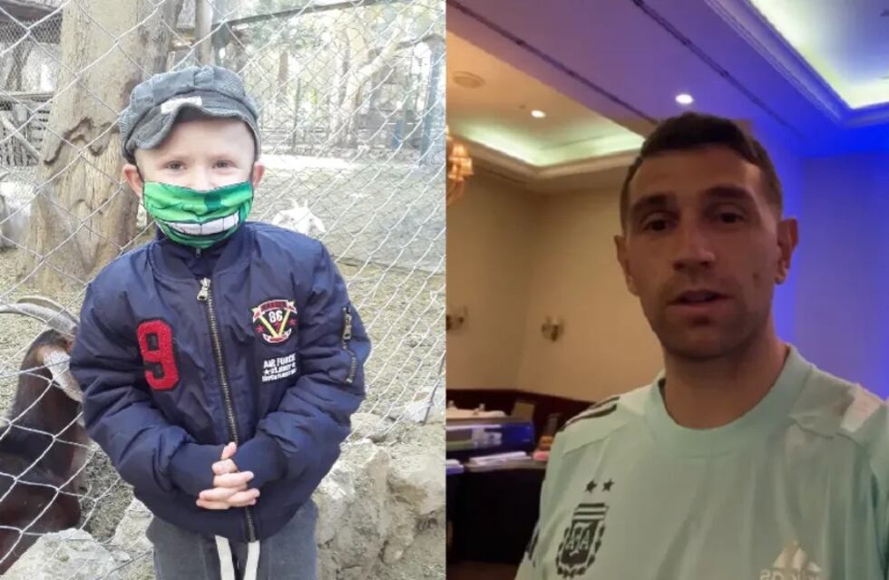 Un grande dentro y fuera de la cancha: “Dibu” Martínez le envió un mensaje muy especial a un niño sanjuanino con leucemia