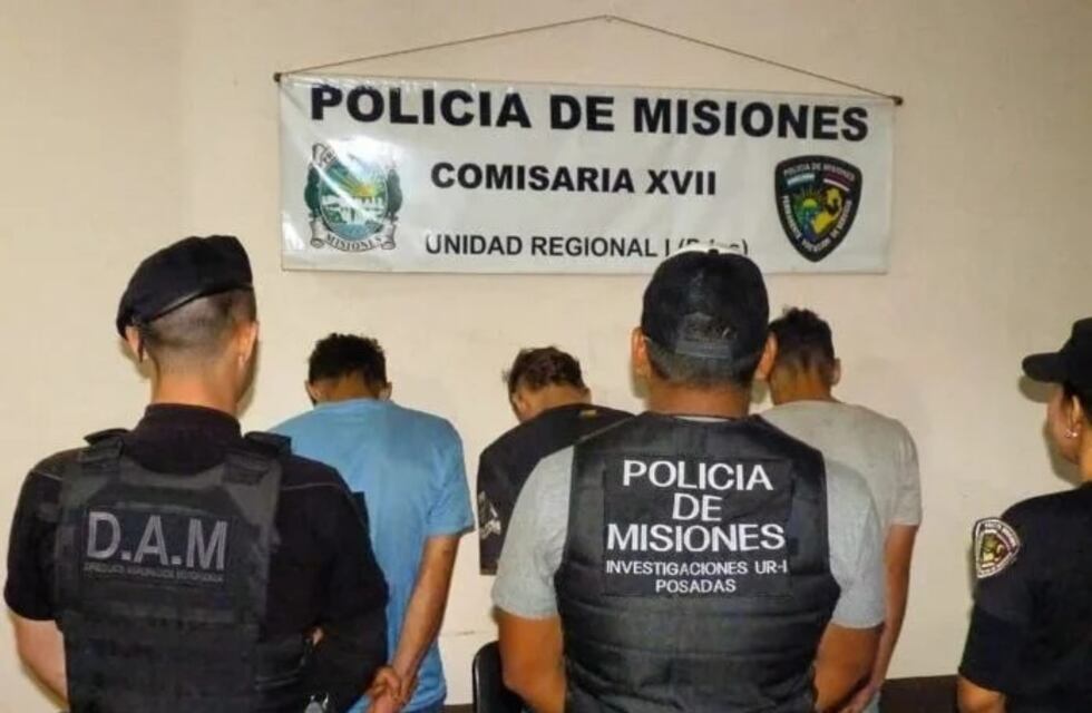 Tres detenidos tras el allanamiento a un desarmadero de motos robadas en Posadas