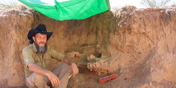 Los restos fueron encontrados en Agua de las Palomas y aportan nuevas pistas sobre la megafauna que habitó la región.