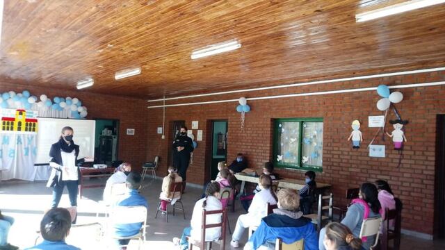 Charlas en las escuelas de Oberá