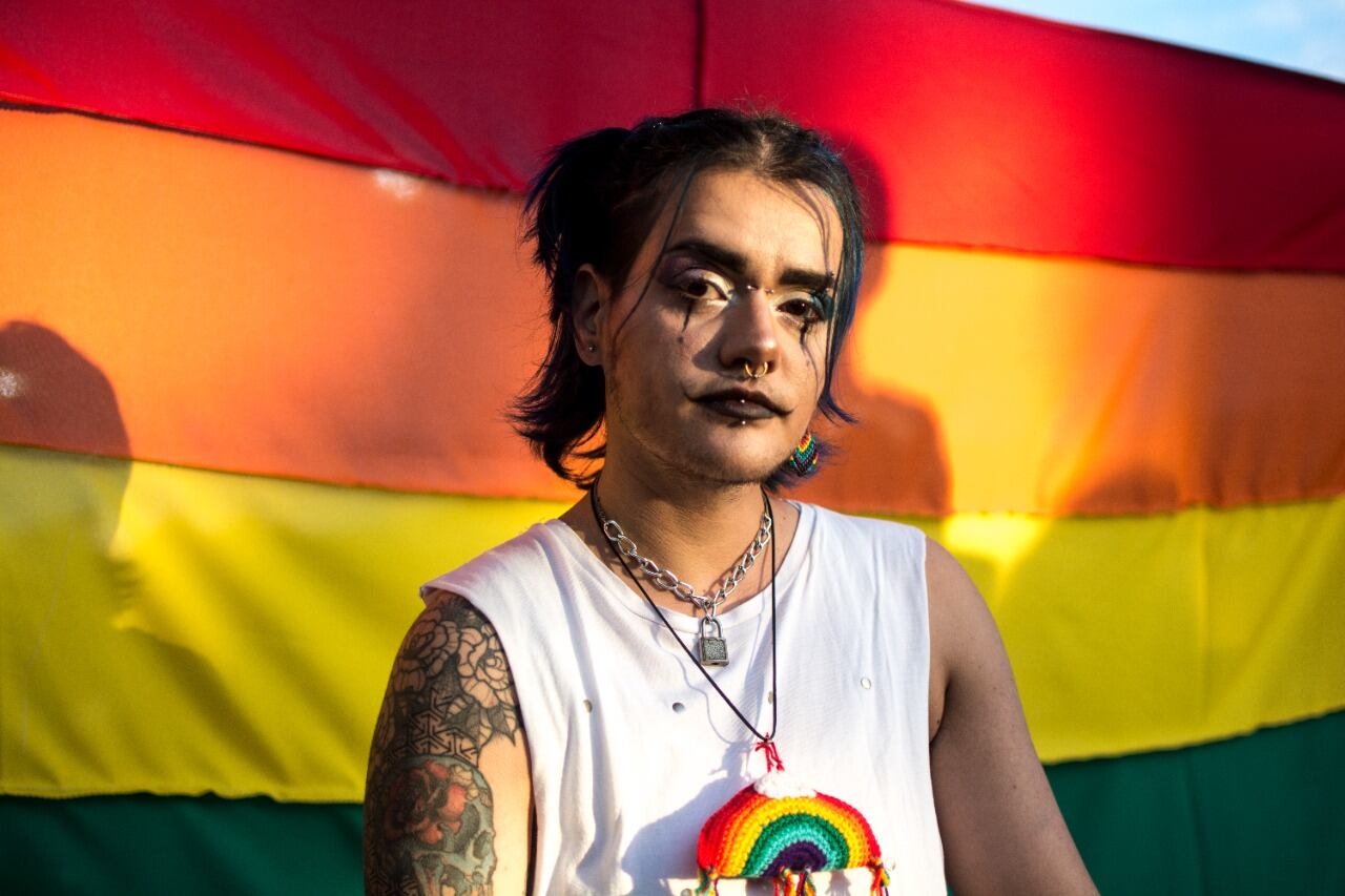 Marcha del Orgullo en Rafaela (Gentileza: Trinidad Bussolaro)