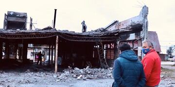 El Municipio se puso a disposición para colaborar con la recuperación de este punto de encuentro tan característico e histórico en la ciudad de Tolhuin.