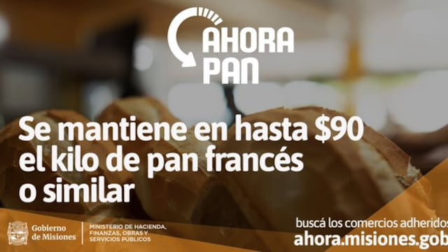 El gobierno de Misiones extendió el programa Ahora Pan