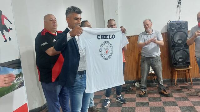 La Filial Punta Alta de River Plate homenajeó a Marcelo Escudero.