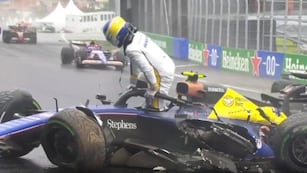 Franco Colapinto finalizó su participación en el GP de Brasil