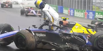 Franco Colapinto finalizó su participación en el GP de Brasil