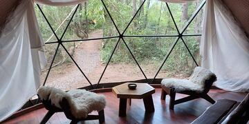 Glamping: cómo disfrutar de la naturaleza sin perder las comodidades de un hotel. (Foto: gentileza Santa Teresa Natural Glamp)