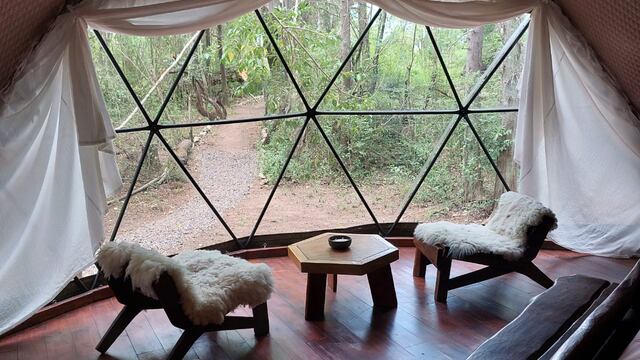 Glamping: cómo disfrutar de la naturaleza sin perder las comodidades de un hotel. (Foto: gentileza Santa Teresa Natural Glamp)