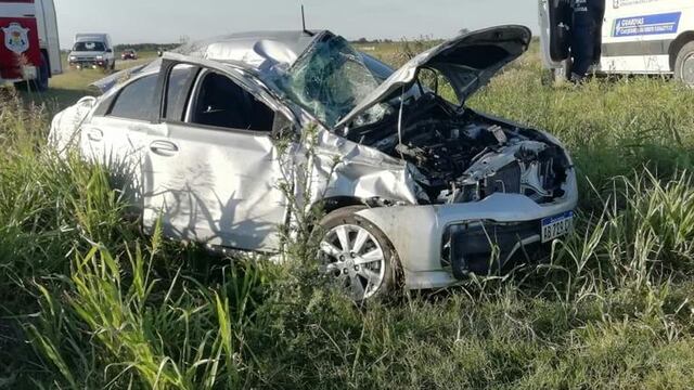 Un automovilista perdió el control en la autovía (Puntal)
