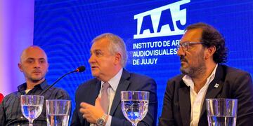 "Hoy llegamos a la conclusión de un proceso que ha ido madurando con el desarrollo de la industria audiovisual y con institucionalidad", celebró el gobernador Morales.