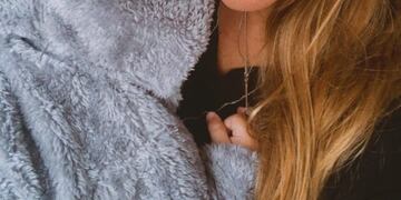 Belén Francese y Fabián Lencinas junto a su hijo Vitto en Mendoza.