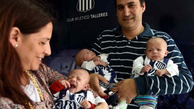 El homenaje del club a los padres hinchas de Talleres.