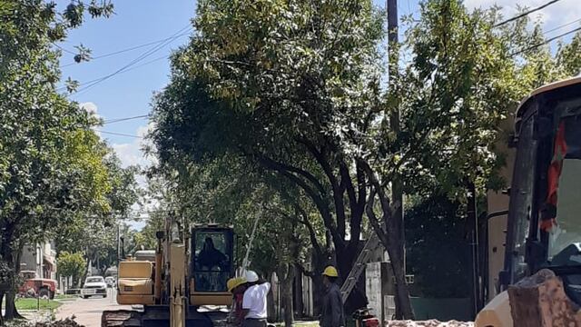 renovación del colector cloacal este