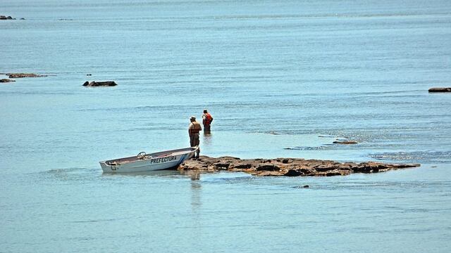 Hallaron el cuerpo del joven ahogado en Playa Los Tomates.