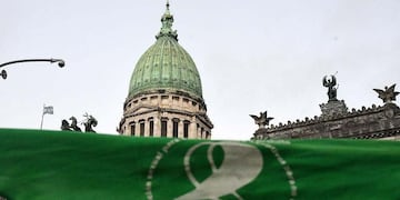 La Libertad Avanza busa derogar la ley del aborto voluntario. (Archivo).