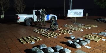Fue en dos procedimientos llevados adelante por Prefectura.