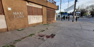 La víctima de 16 años cayó herida a metros de la esquina de bulevar Seguí y Matienzo.