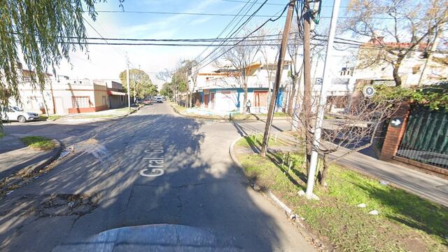 La zona donde ocurrió el doble crimen