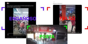 Circulan videos sobre saqueos: cuáles son verdaderos y cuáles falsos.