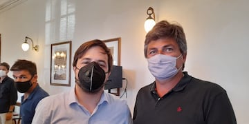 Reunión de trabajo en Miramar con funcionarios provinciales