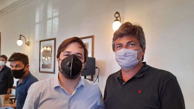 Reunión de trabajo en Miramar con funcionarios provinciales