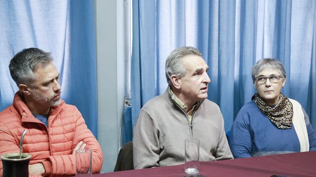 Leandro Busatto, Agustín Rossi y Sara Gentilini en Rafaela