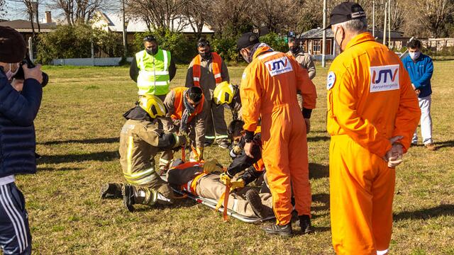 Los helicópteros UYV, son unidades de terapia intensiva en aérea de alta complejidad, y con la capacidad de aterrizar en cualquier lugar donde una emergencia médica lo requiera (Facebook Comuna de Soldini)